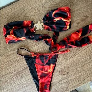 ALT SWIM Bikini Set with Starfish Detail